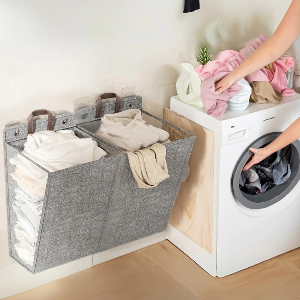 Nexa Foldable Hanging Laundry Basket - Image 2