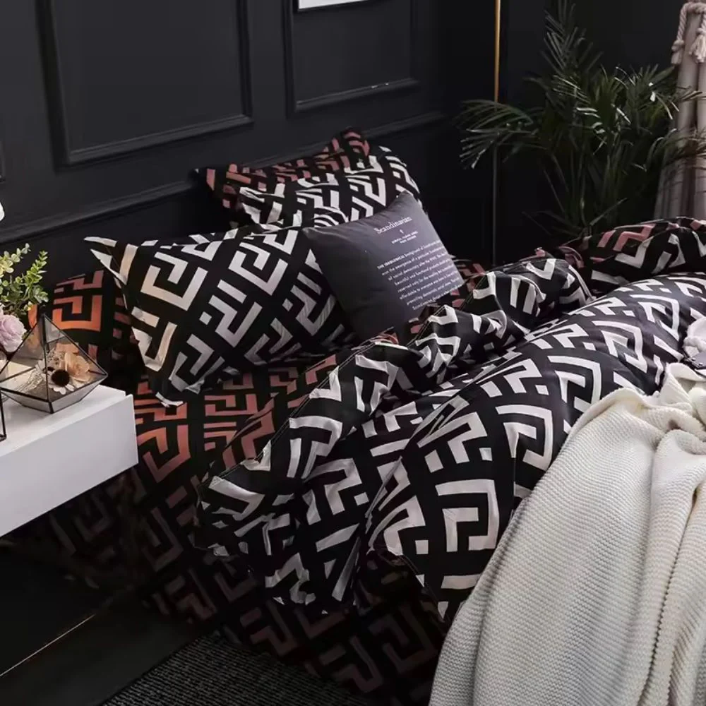 Noir Enigma Duvet Cover Set | 3pcs Duvet Cover Set - Image 4