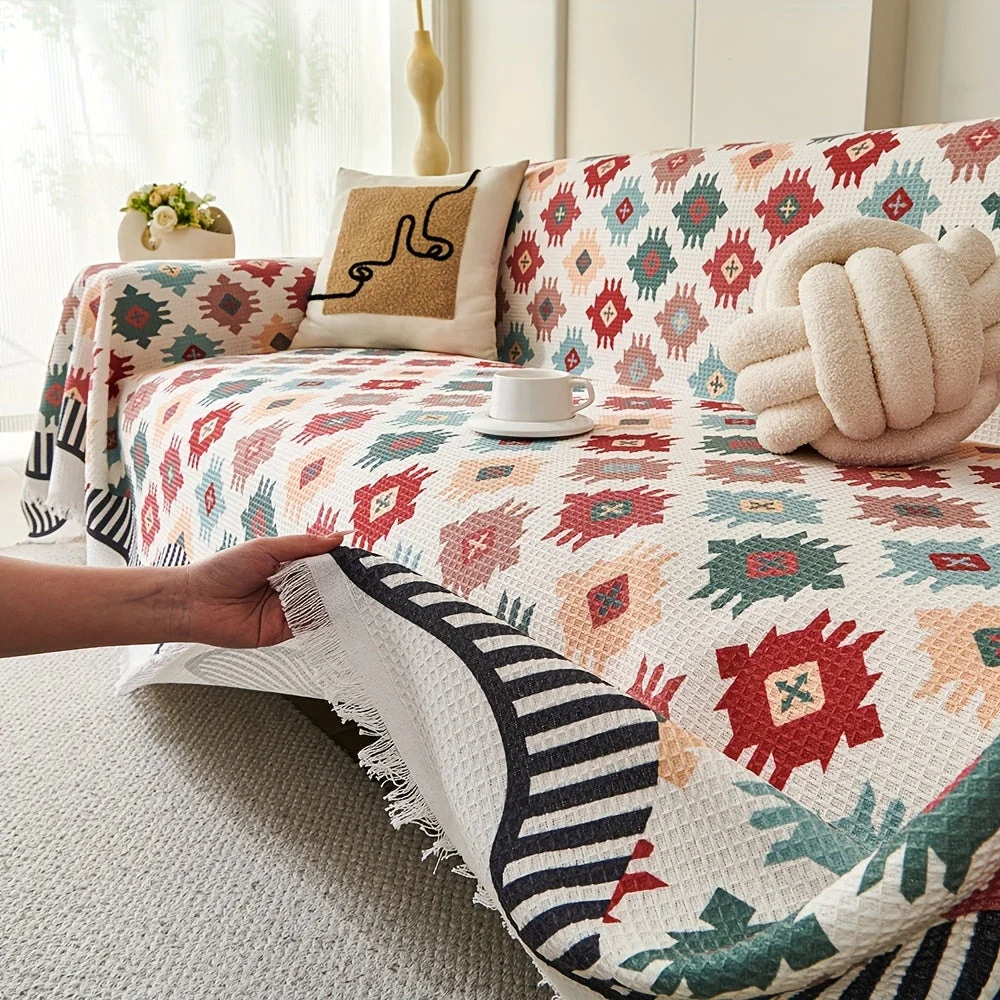 Nomad Charm Geometric Sofa Throw Cover - Image 3