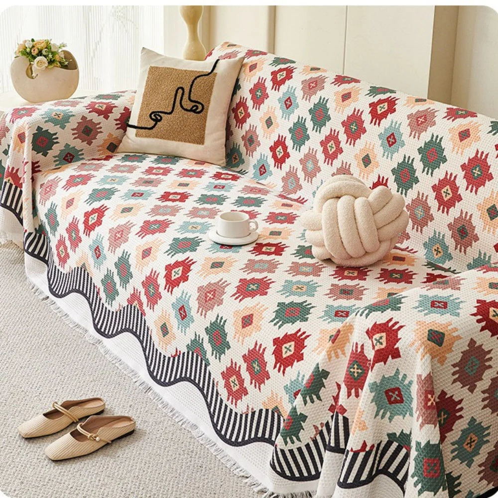Nomad Charm Geometric Sofa Throw Cover - Image 4