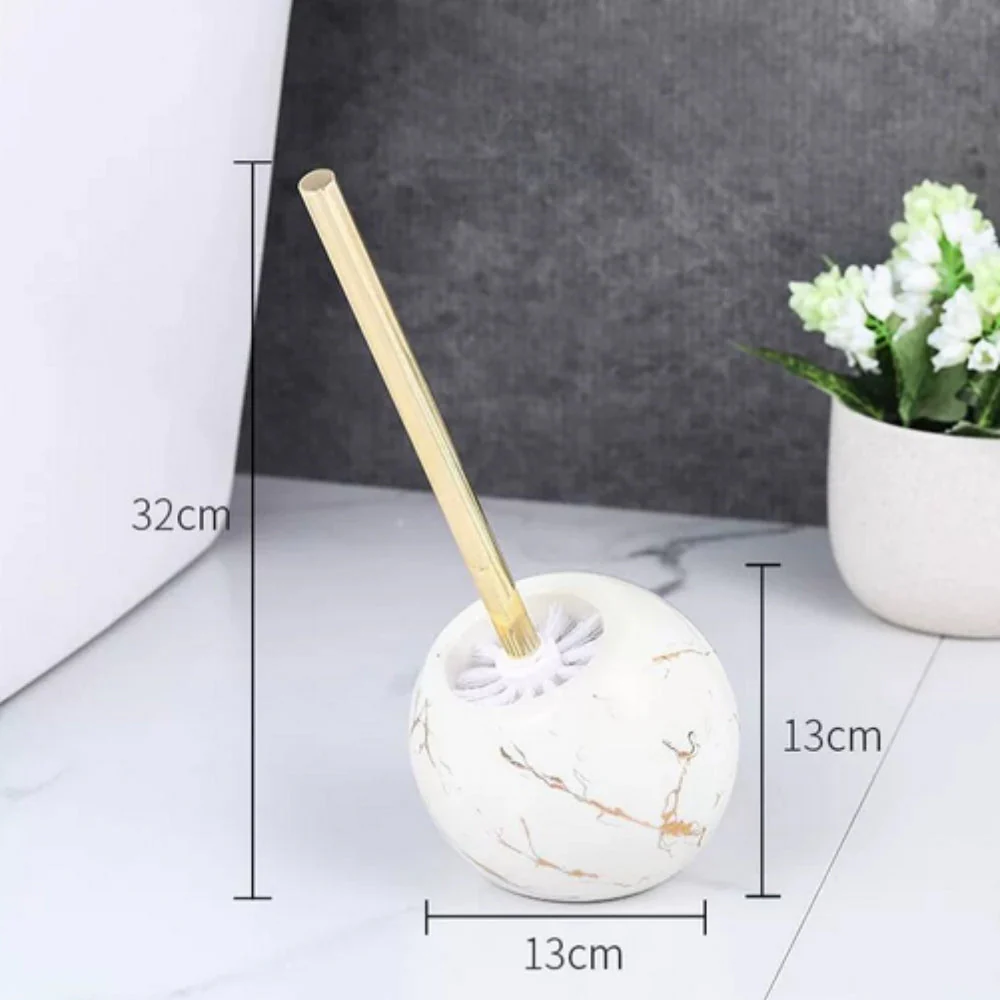 Nordic Creative Ceramic Toilet Brush - Image 3