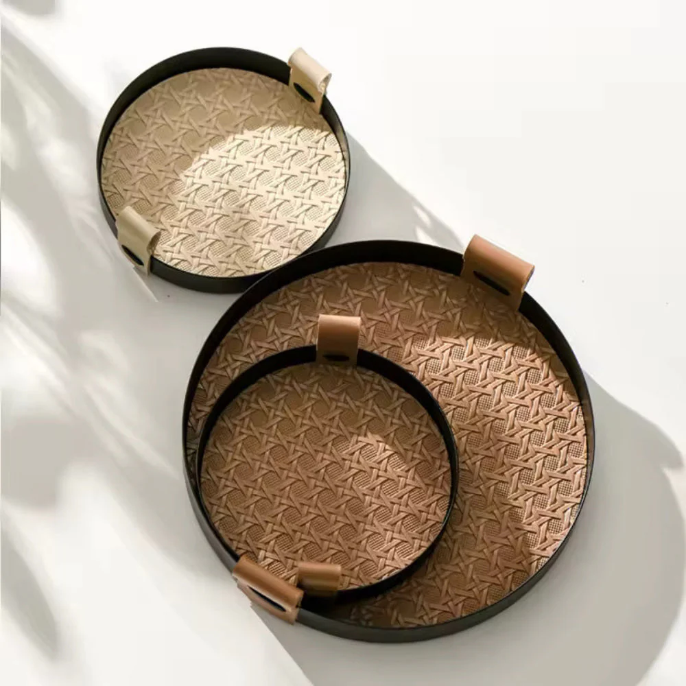 Nordic-Inspired Rattan Weave Tray - Image 3