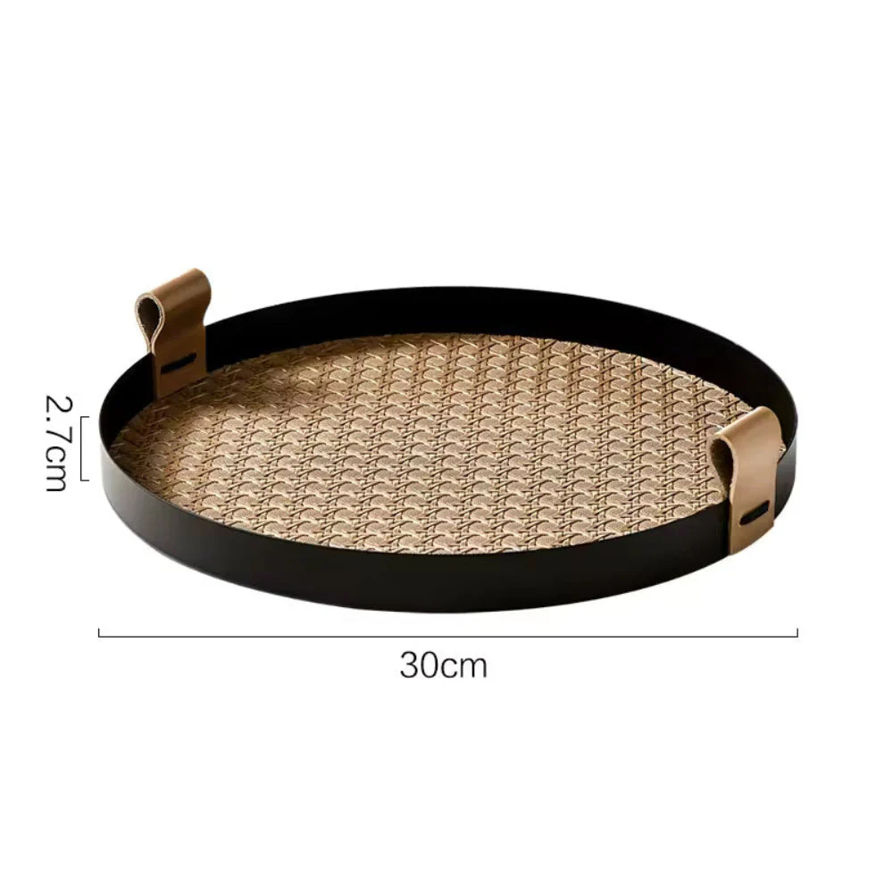 Nordic-Inspired Rattan Weave Tray - Image 4
