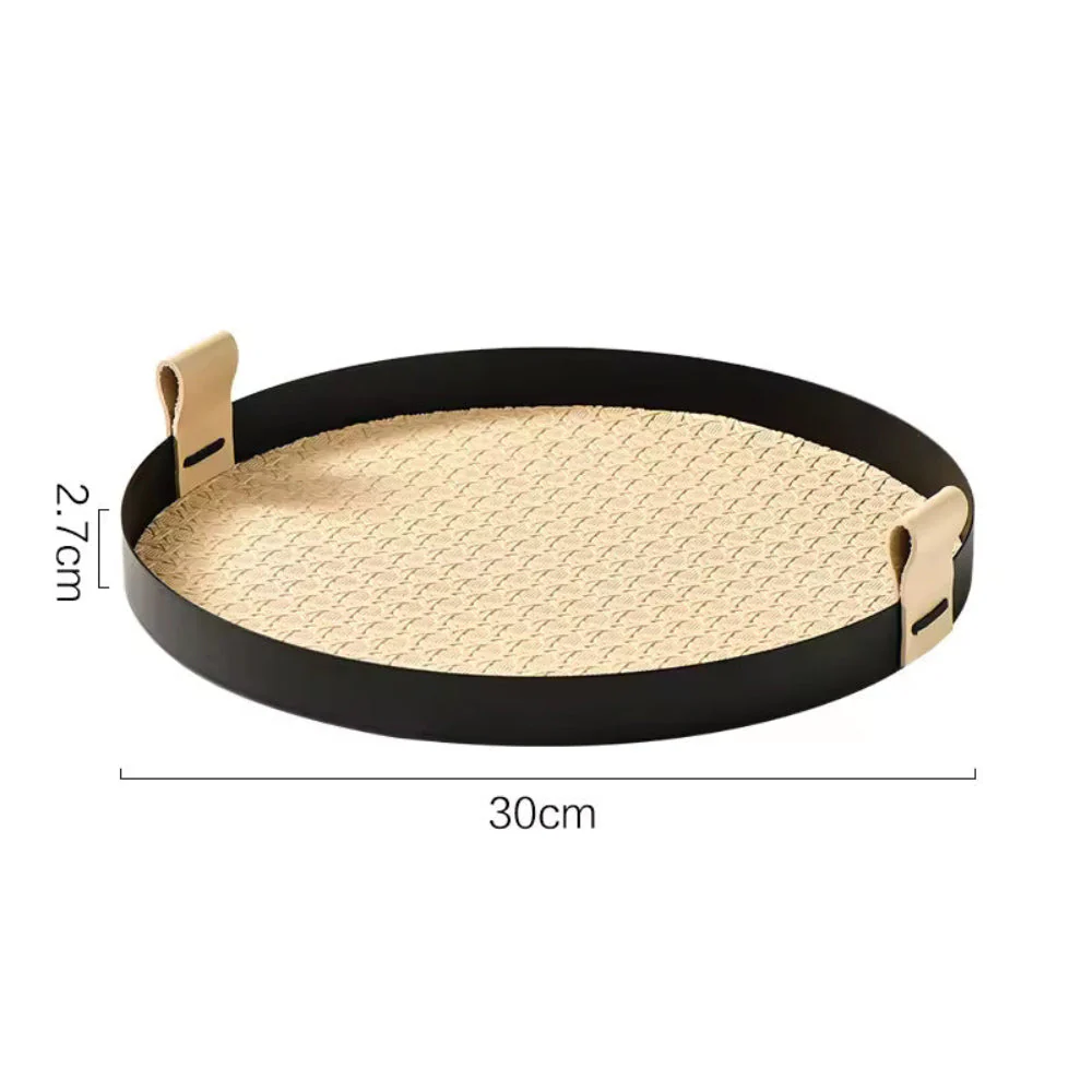 Nordic-Inspired Rattan Weave Tray - Image 5