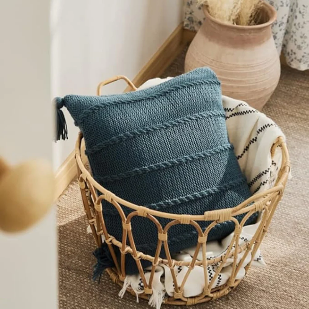 Nordic Knitted Tassel Cushion - Image 11