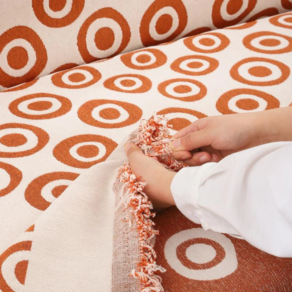 Circa Bloom Patterned Chenille Sofa Cover - Image 5