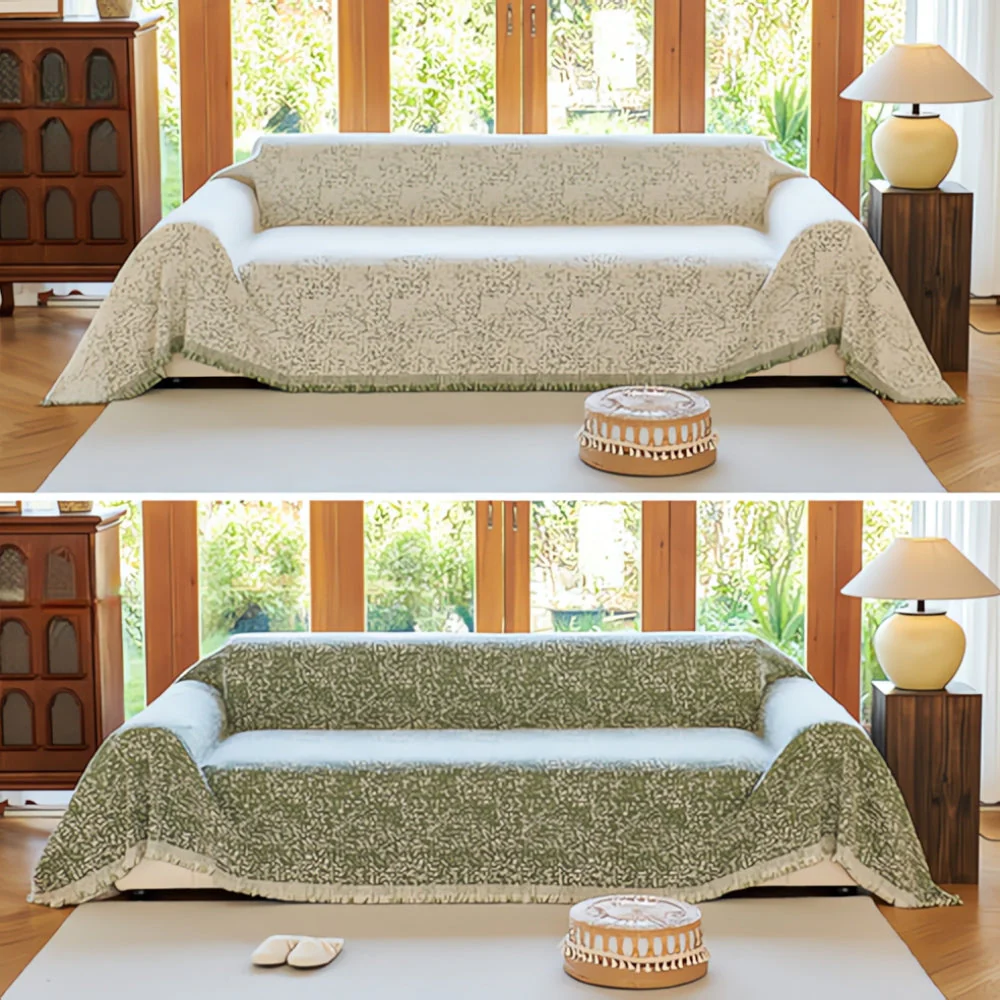 Nordic Speckle Reversible Sofa Cover - Image 3