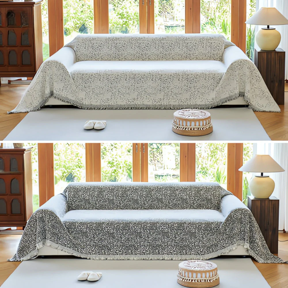 Nordic Speckle Reversible Sofa Cover - Image 6