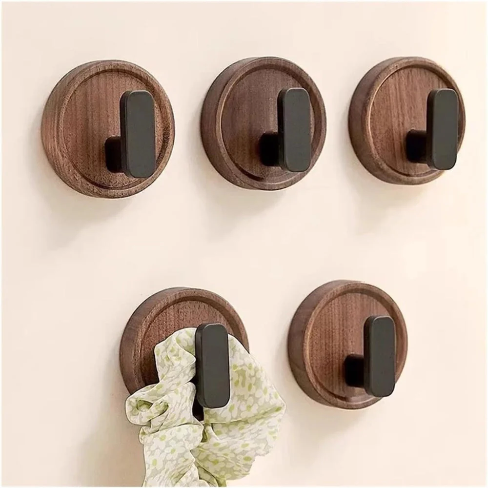Nordic Walnut Wood Wall Hook