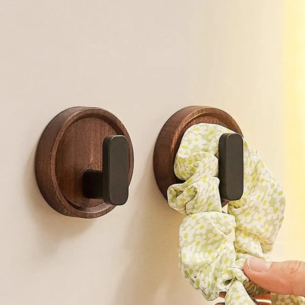 Nordic Walnut Wood Wall Hook - Image 9