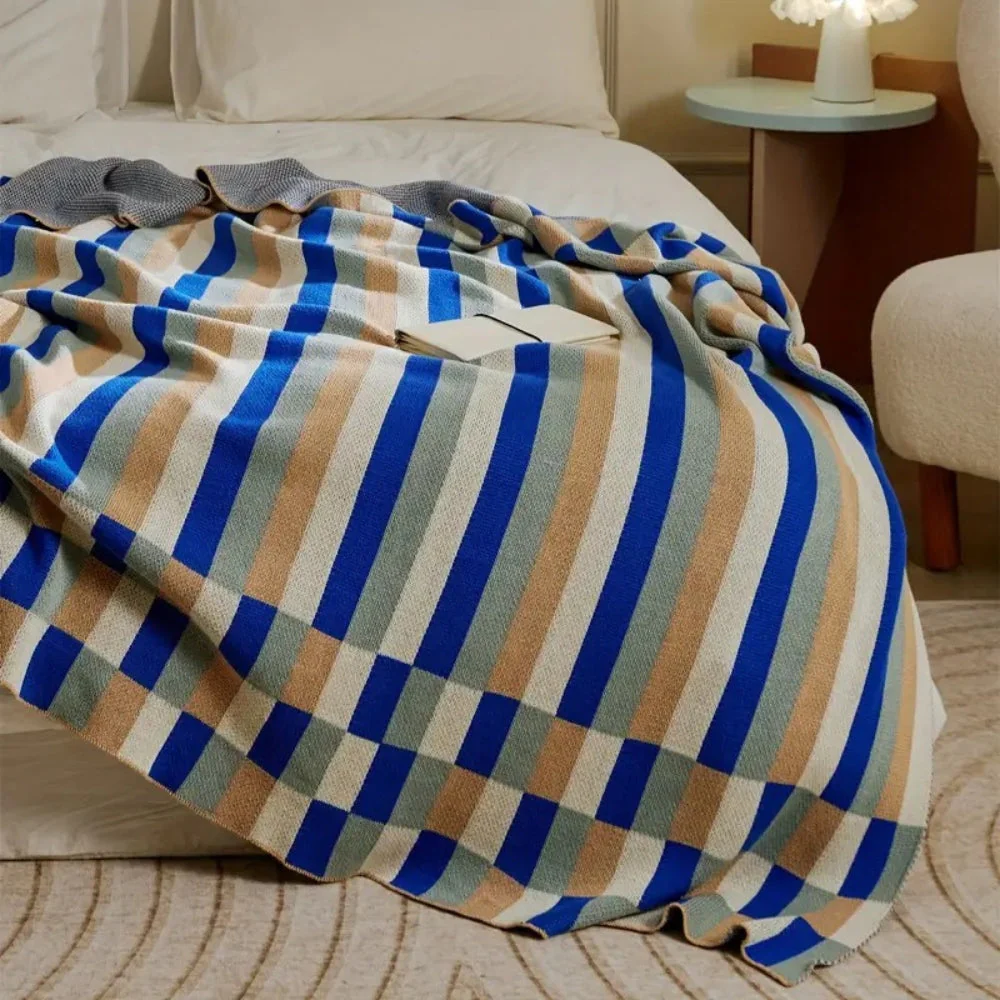 Nordica Stripes Breathable Cotton Blanket - Image 5