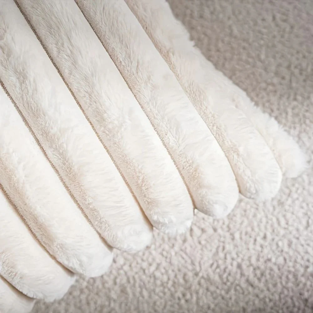Nouvia Faux Fur Plush Cushion Cover - Image 11