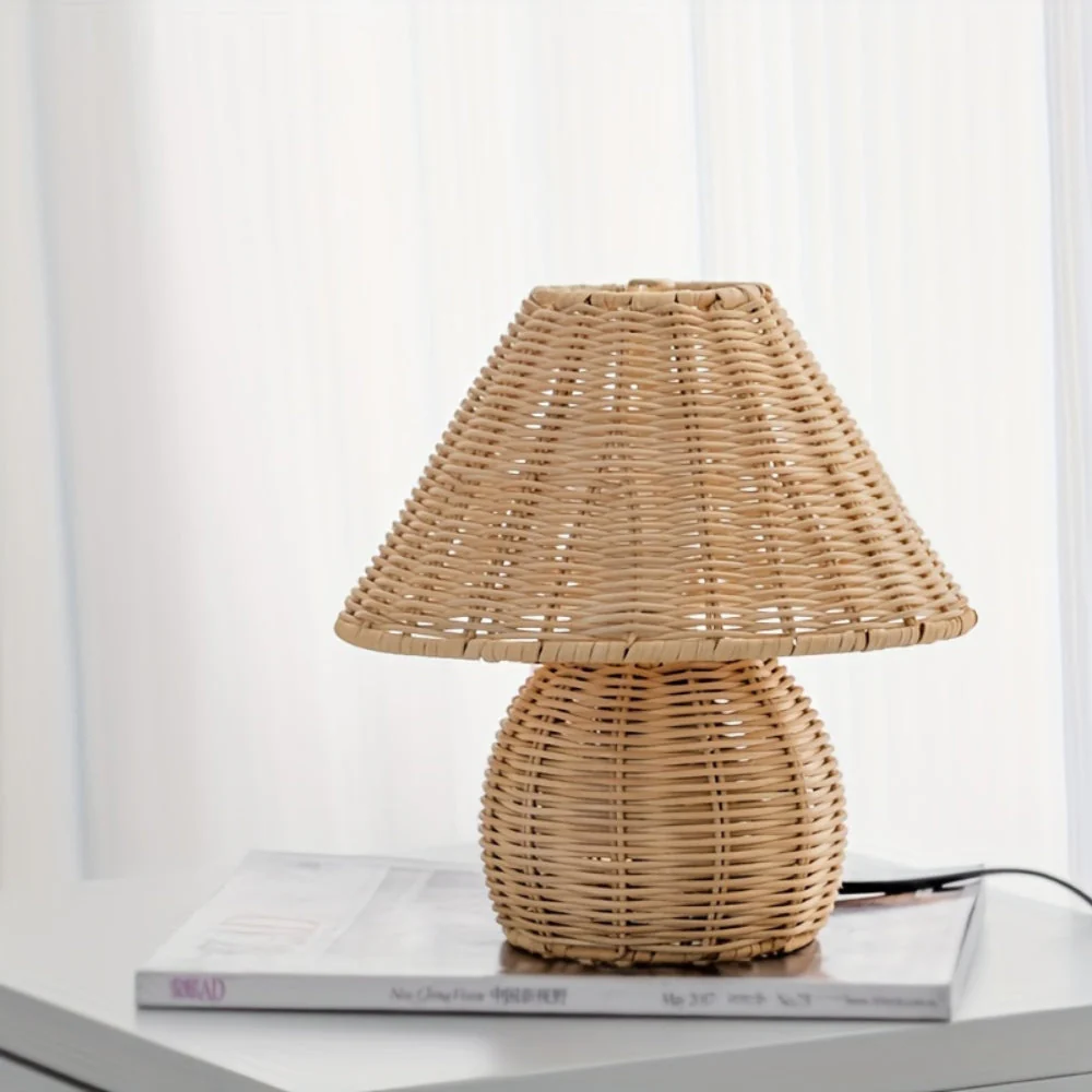 Noya Rattan Table Lamp Home Decor