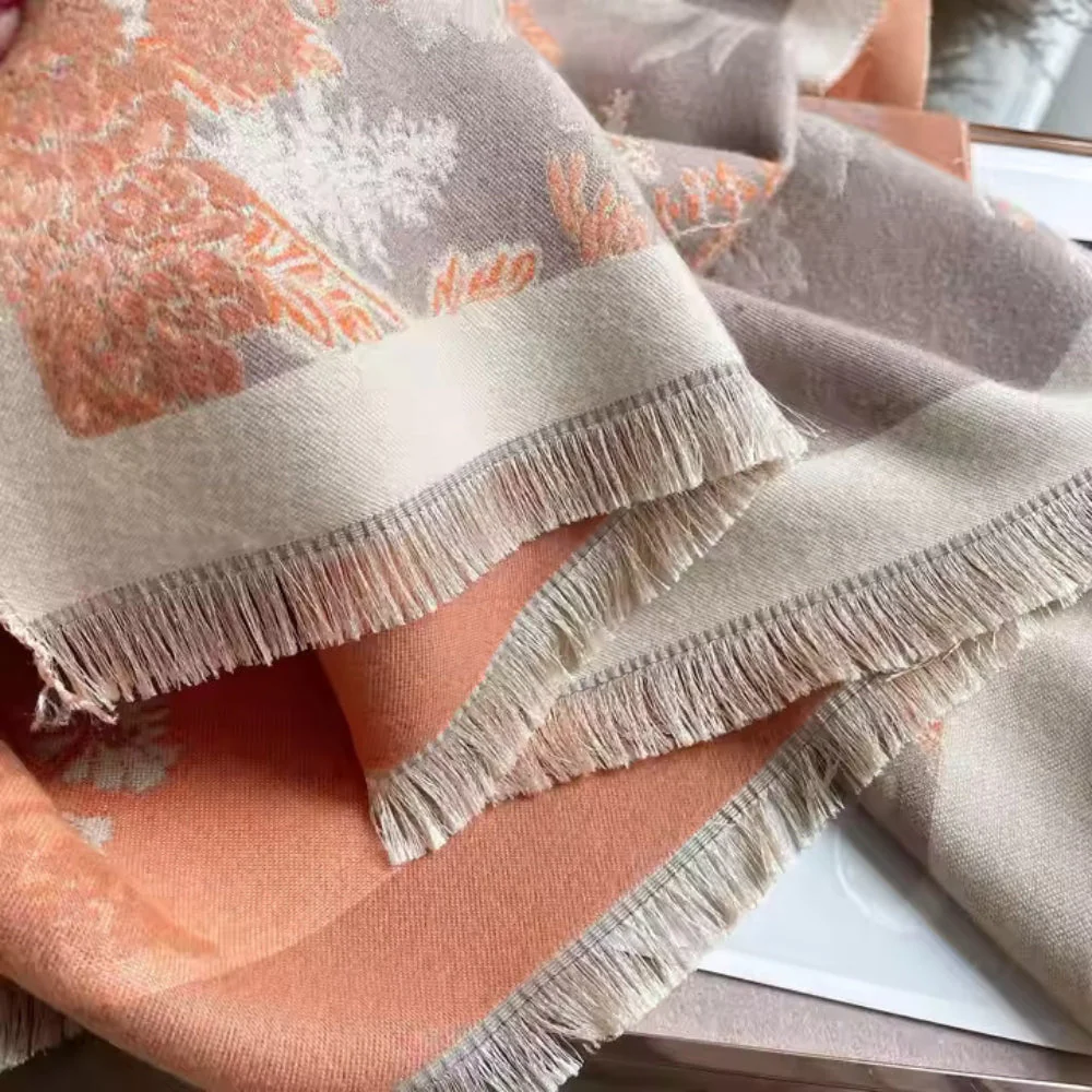 Nuvé Floral Soft Double Sided Scarf - Image 8