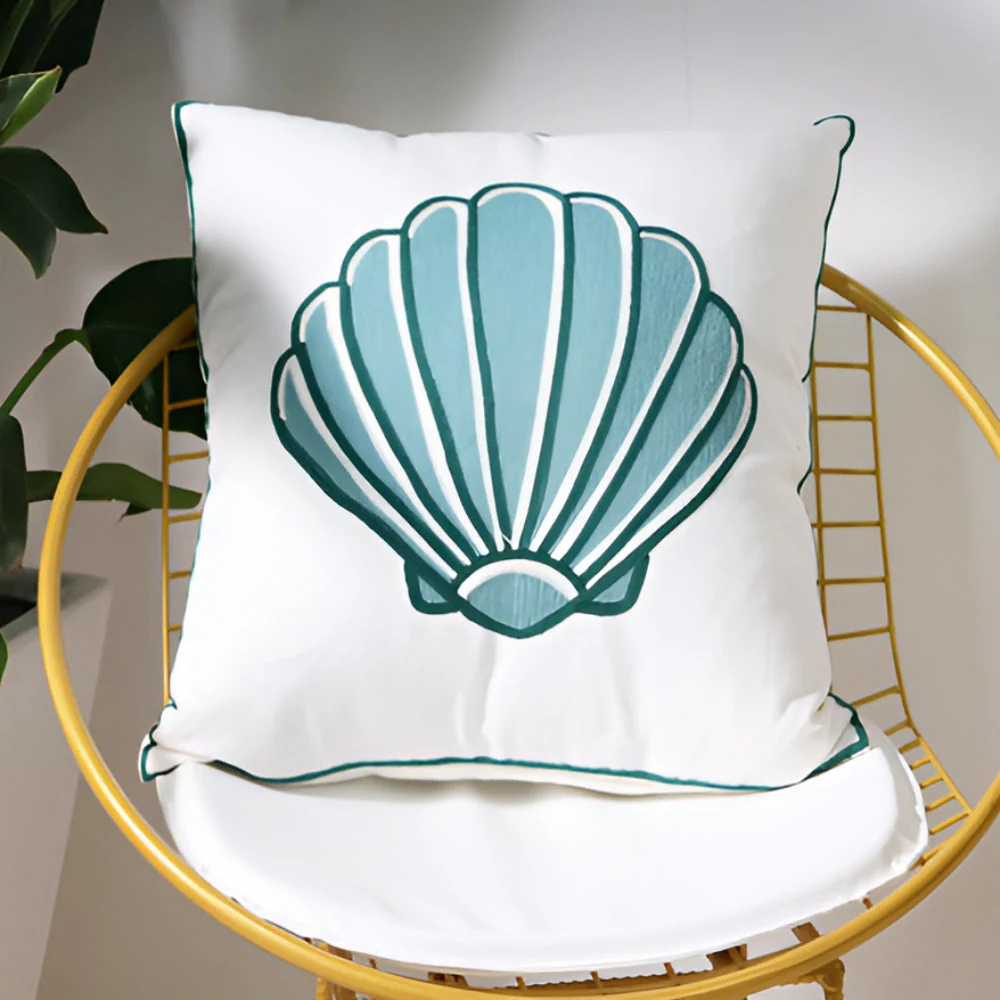 Ocean Treasures Embroidery Cushion Cover - Image 3