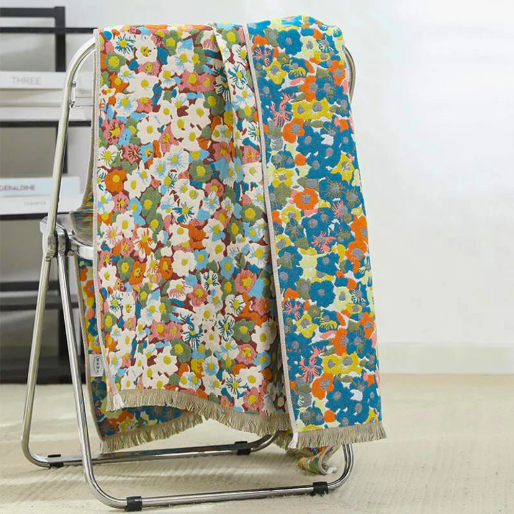 Opulent Flora Reversible Towel - Image 5
