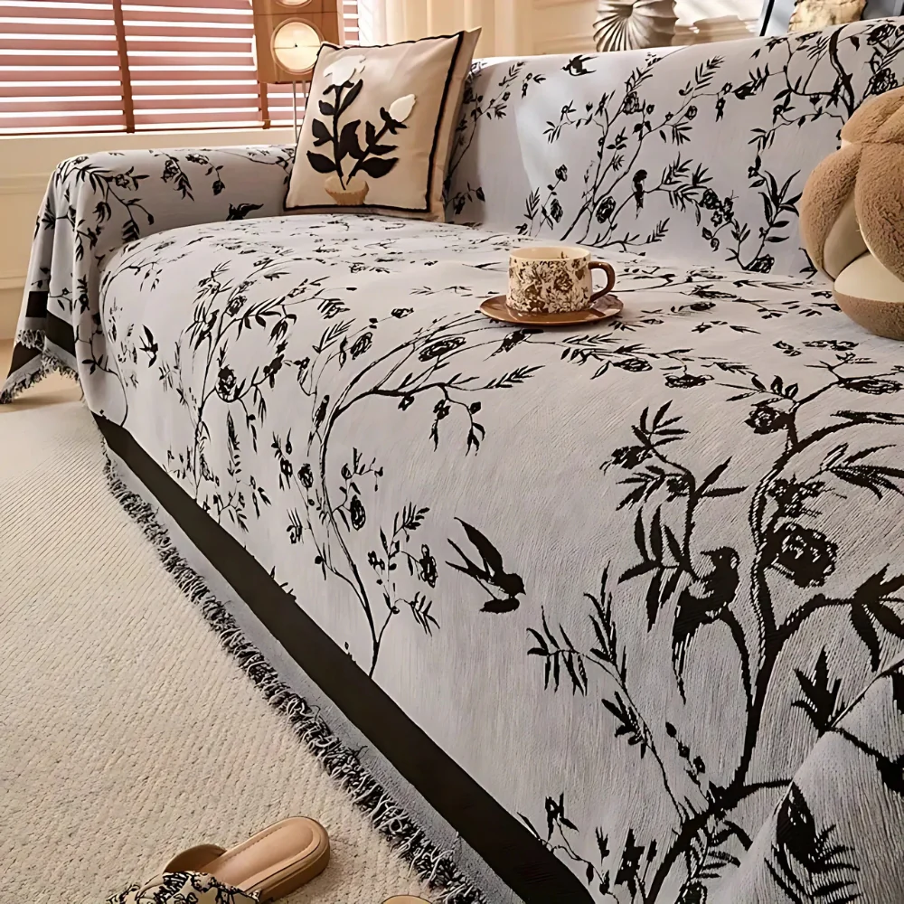 Ormel Elegant Chenille Sofa Cover - Image 2