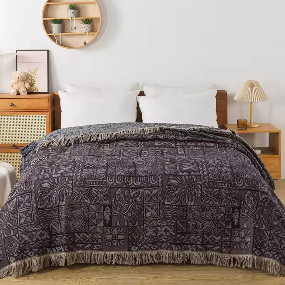 Ornate Blossom Cotton Blanket - Image 2