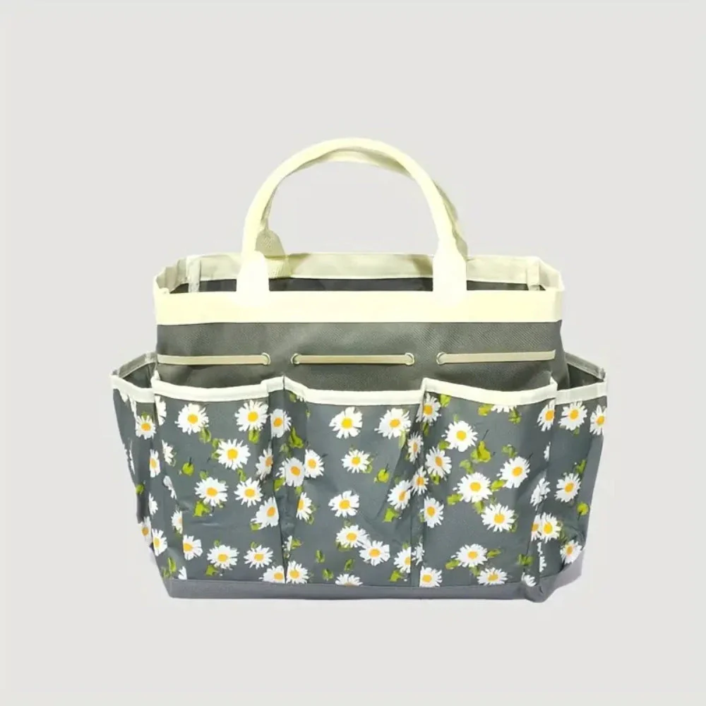 Oxford Floral Garden Tool Organizer Bag - Image 3