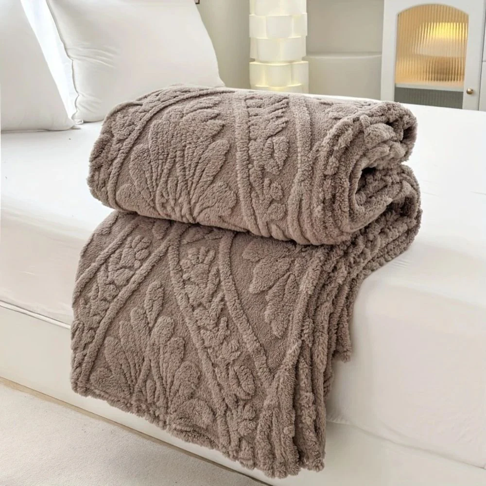 Paris Weave Jacquard Fleece Blanket - Image 11