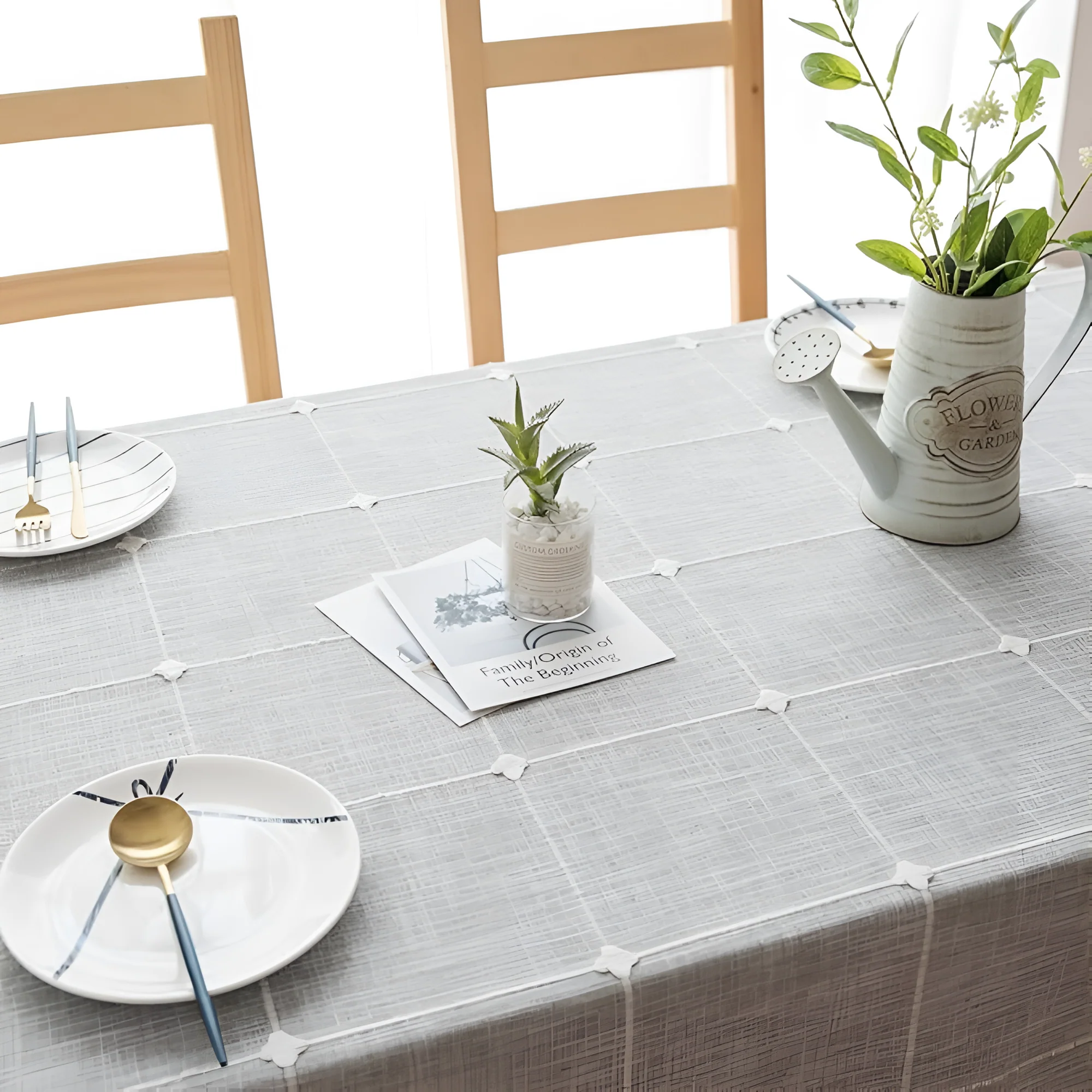 Pastoral Plaid Tablecloth - Image 4