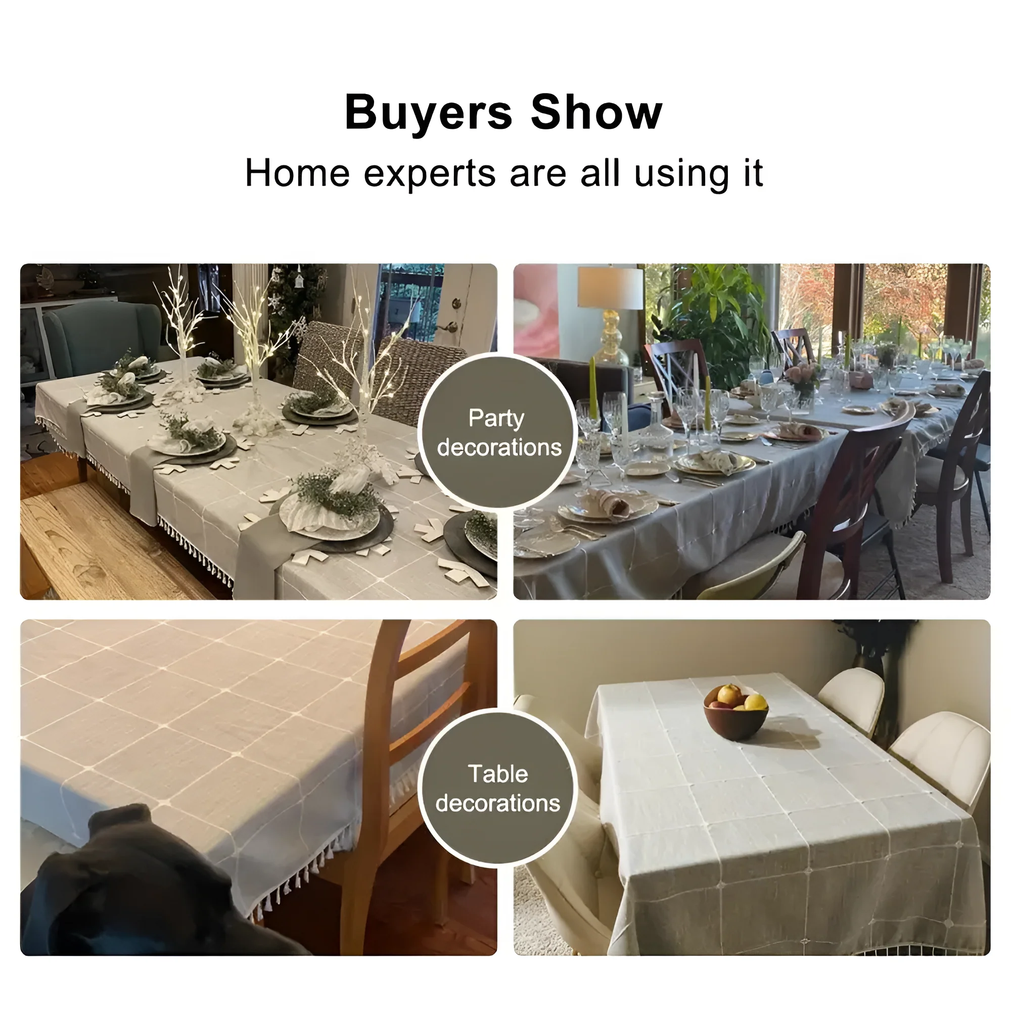 Pastoral Plaid Tablecloth - Image 7