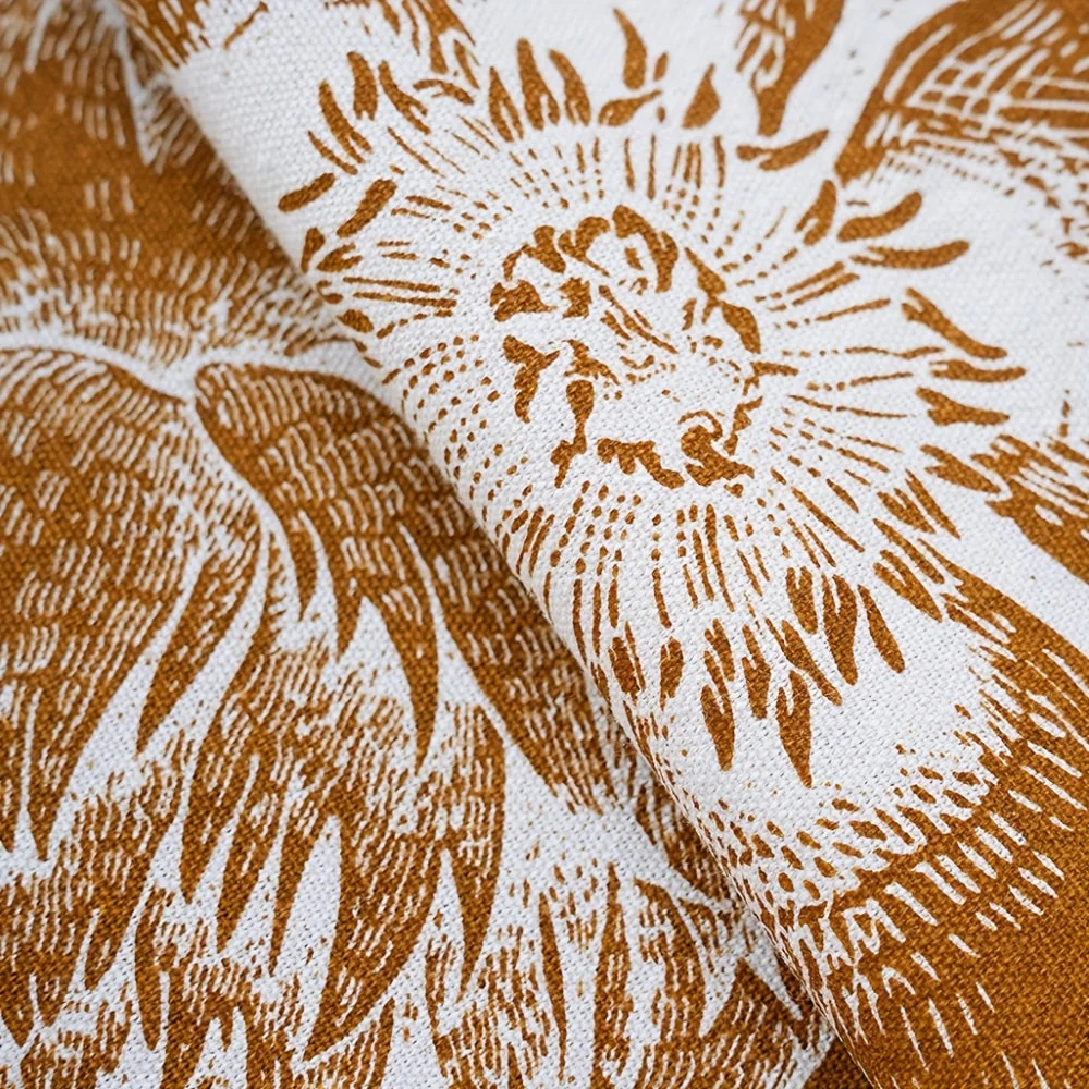 Peacock Blossom Boho Floral Tablecloth with Tassel - Image 9