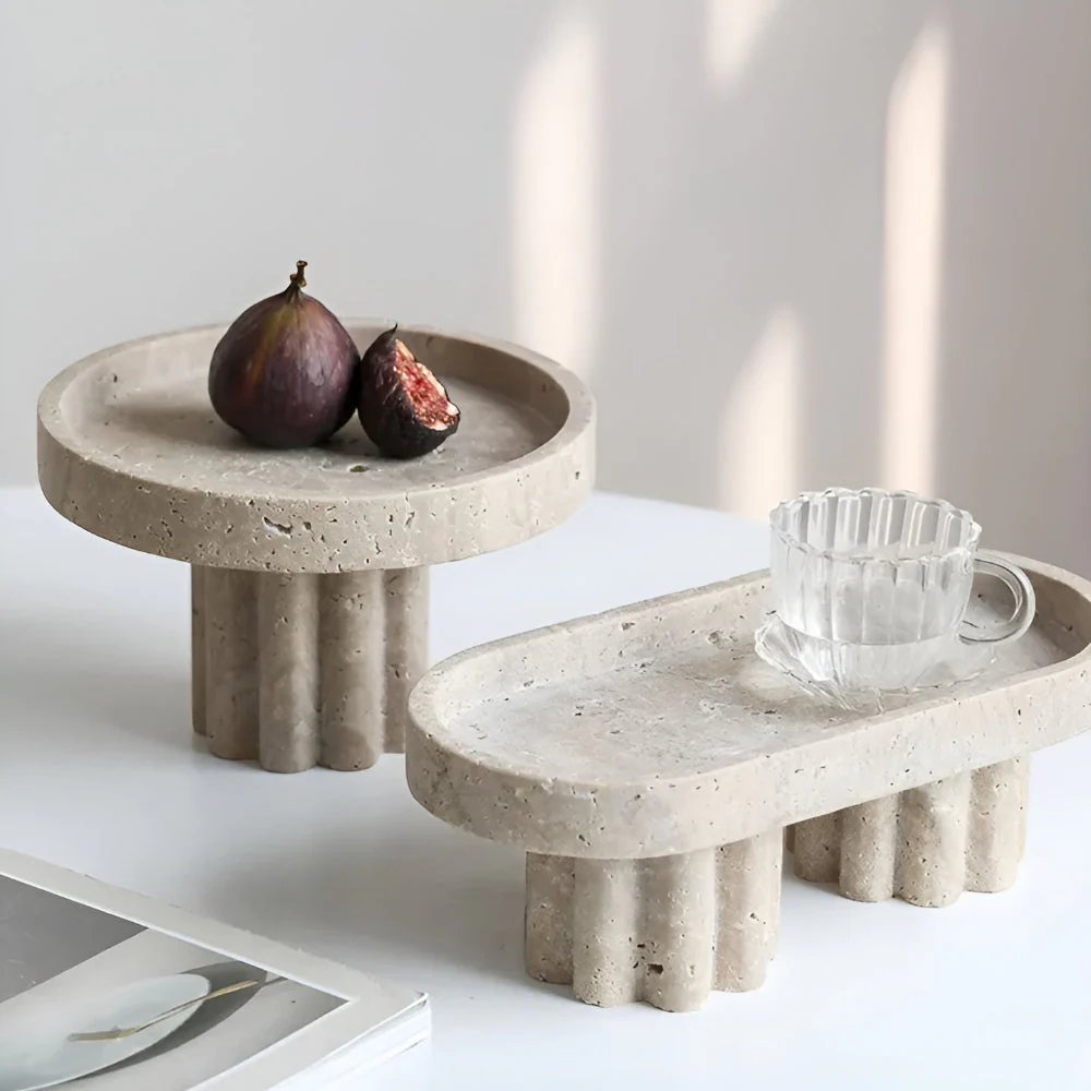 Pietra Natural Travertine Tray - Image 8