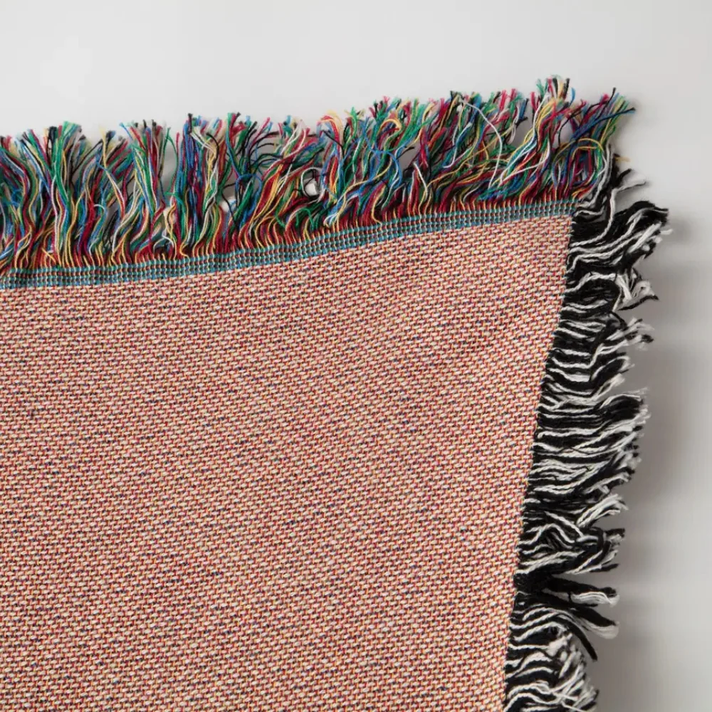 Pink Muse Woven Blanket - Image 4