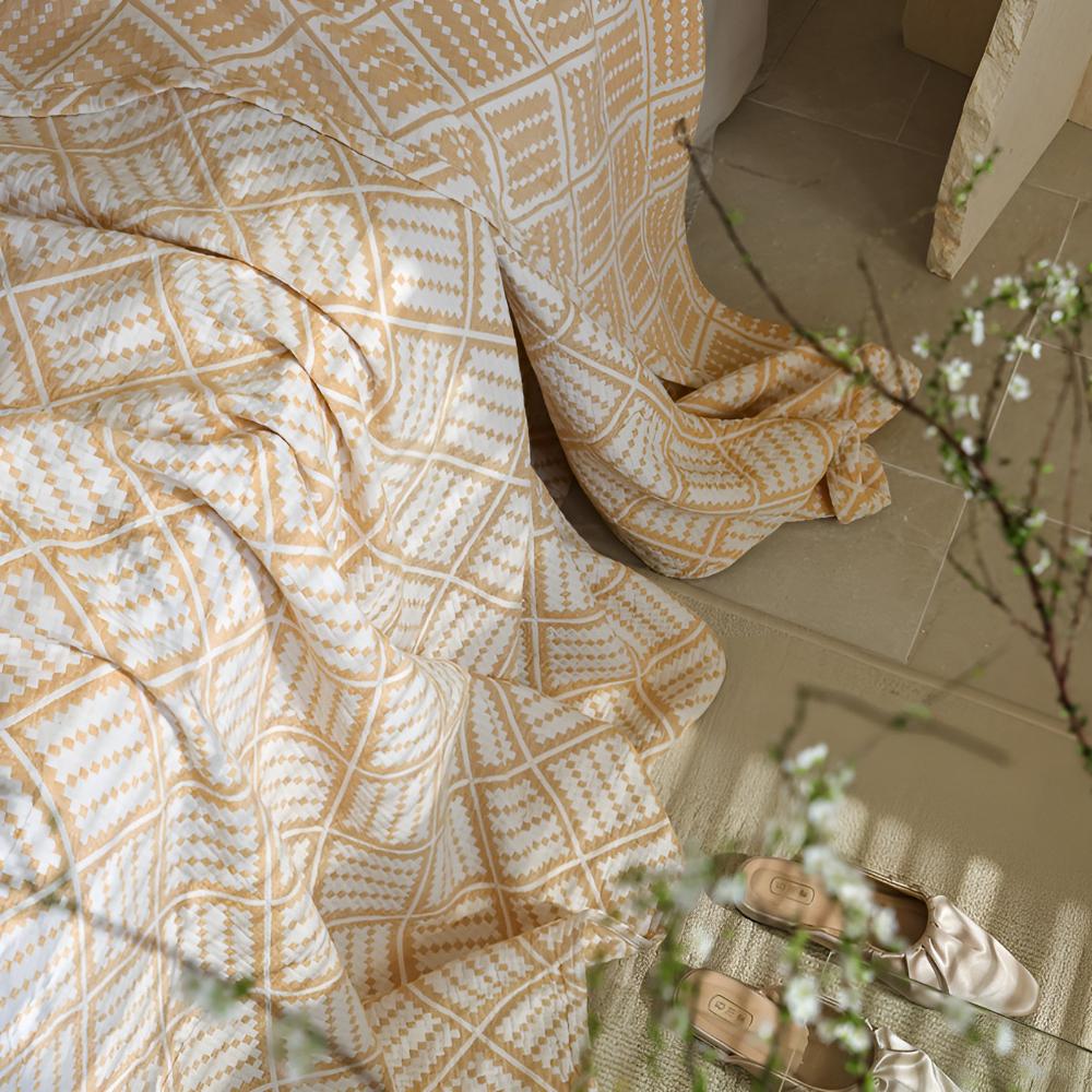 Plaid Pattern Cotton Blanket - Image 7
