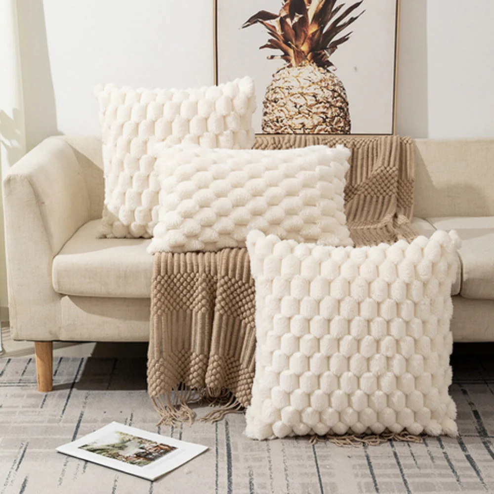Plush Marshmallow Cushion Cover - Image 4