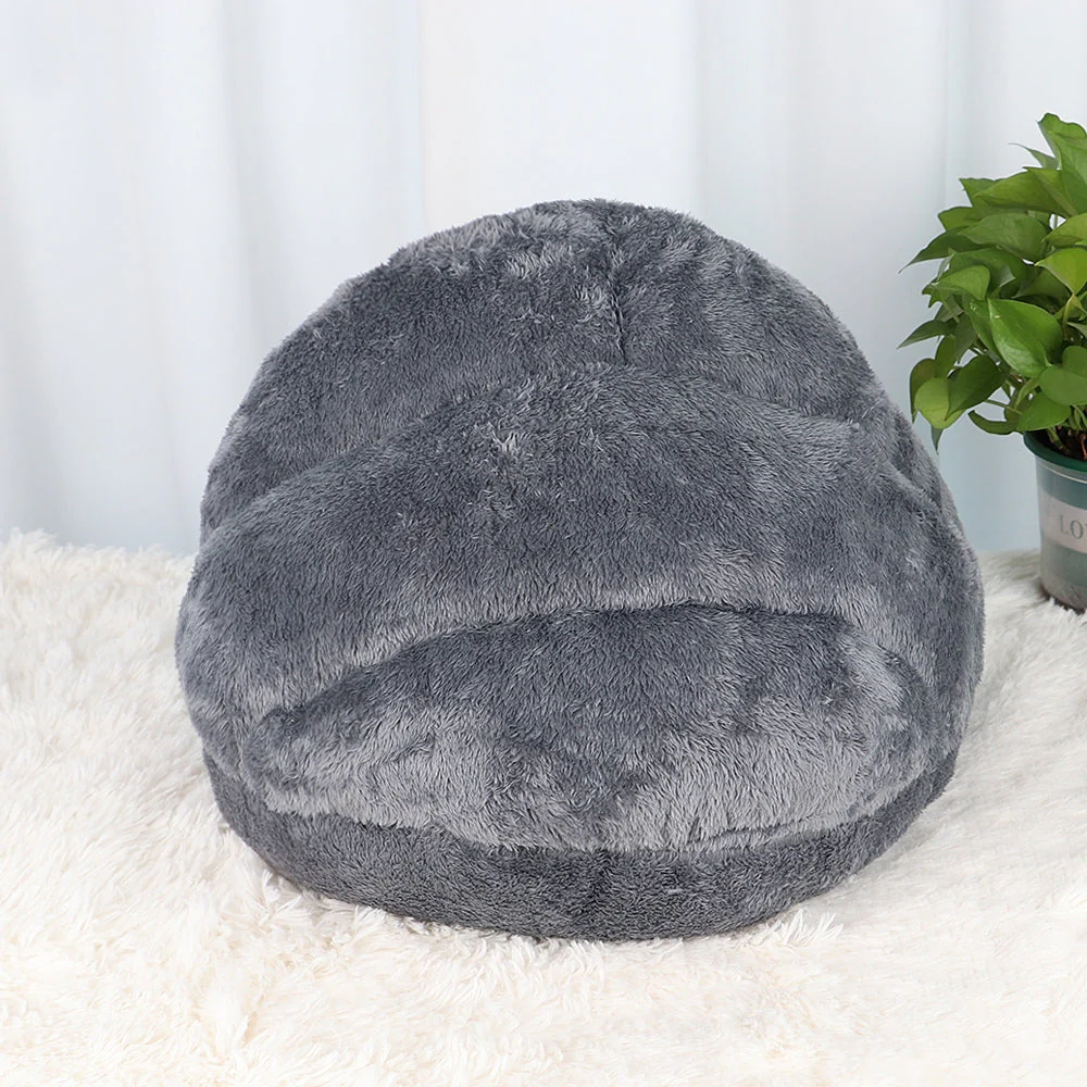 Polar-Fleece Pet Cave Bed - Image 5