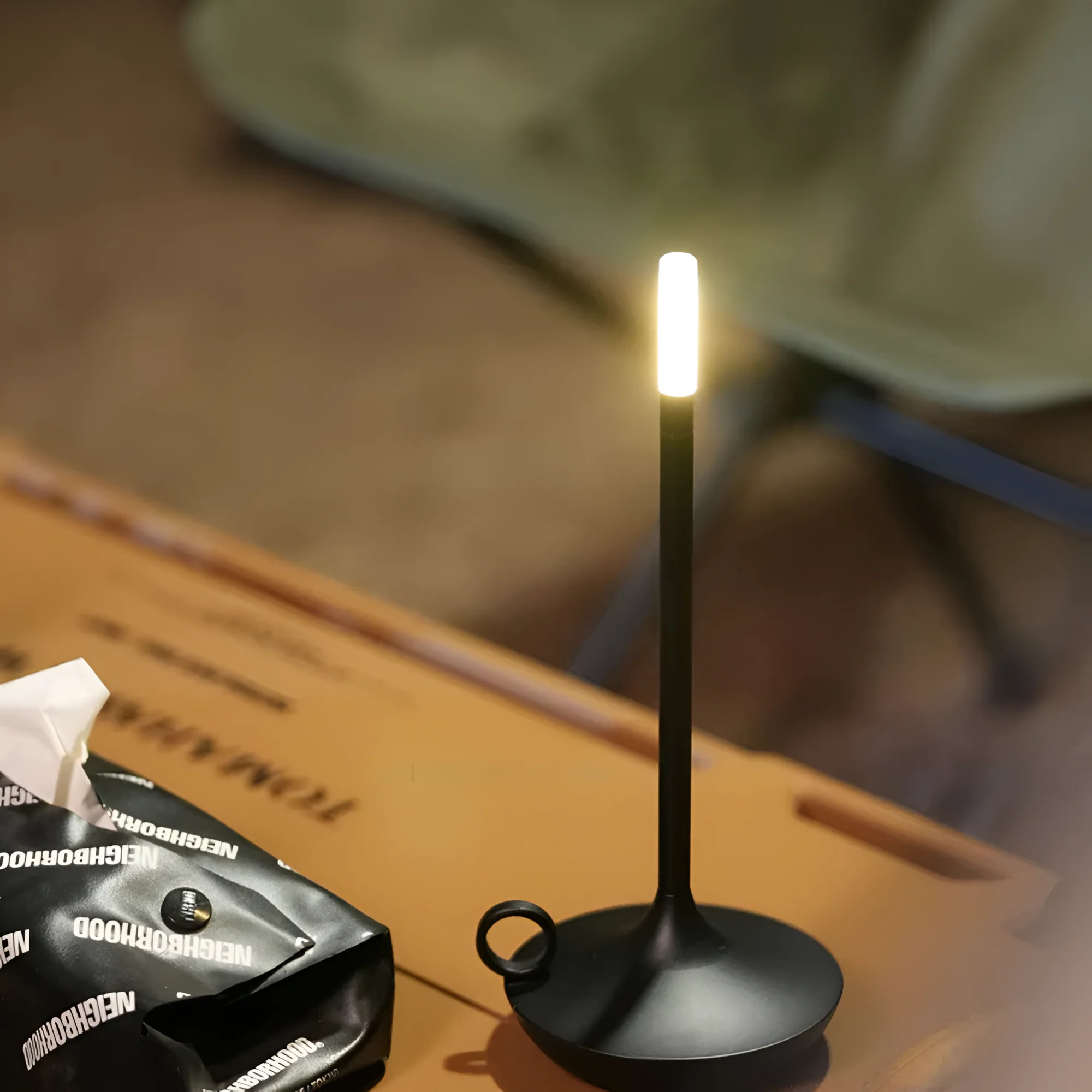 Portable Cylindrical Table Lamp - Image 5