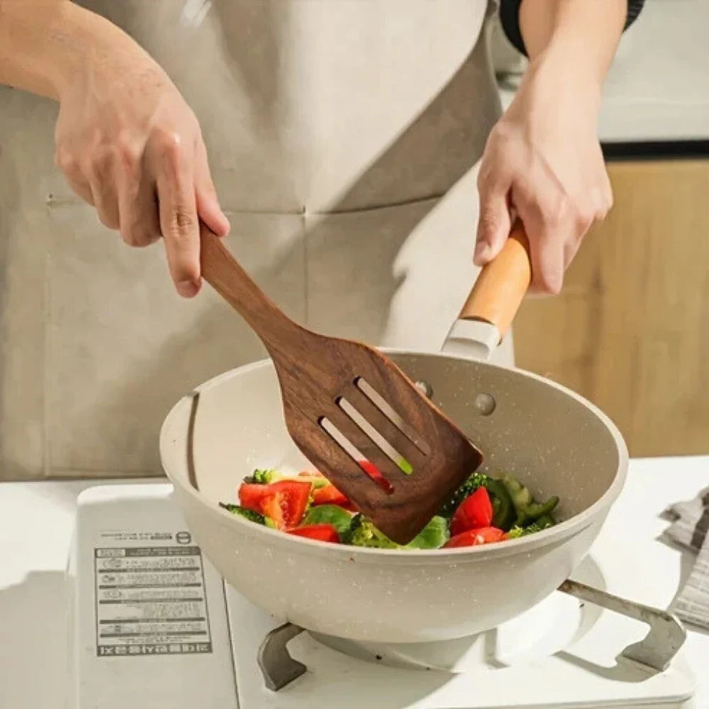 Premium Wooden Cooking Utensils | 7 Sets - Image 4
