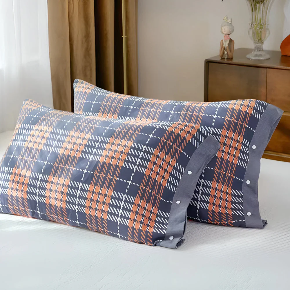 Pure Cotton Buttoned Pillowcase - Image 4