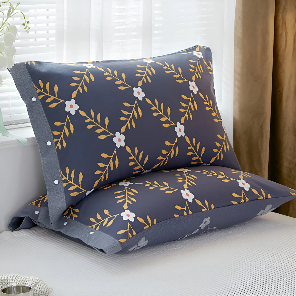 Pure Cotton Buttoned Pillowcase - Image 5