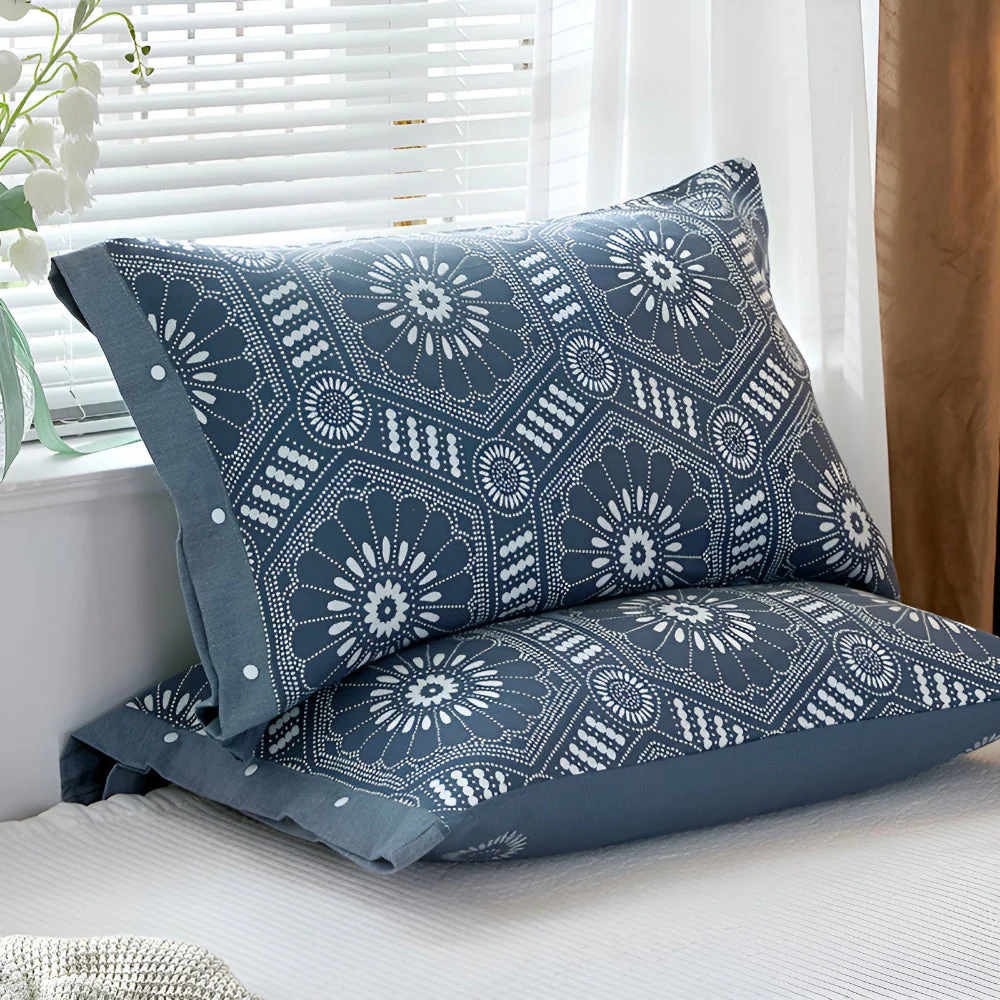 Pure Cotton Buttoned Pillowcase - Image 6