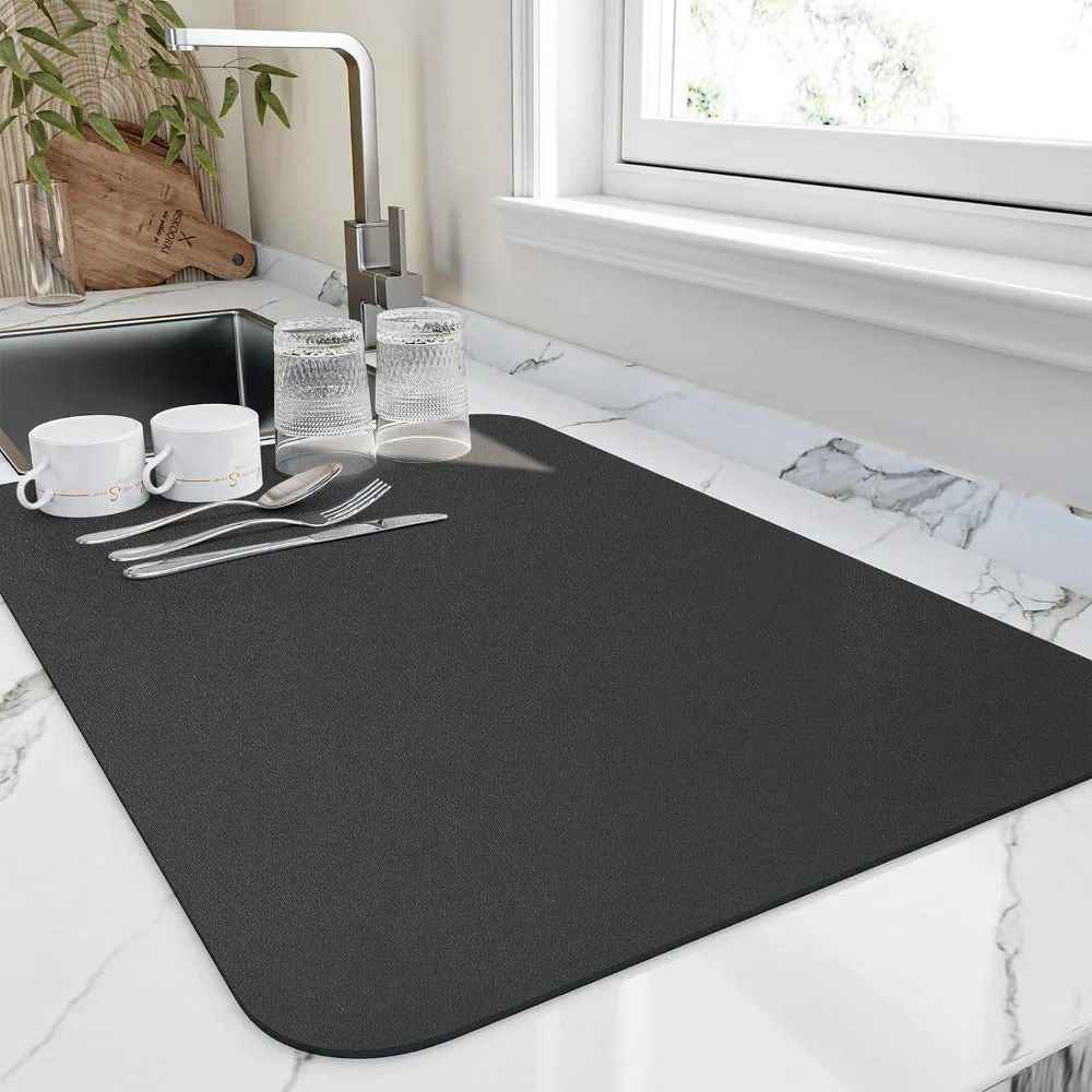Quick Dry Kitchen Dish Mat | Highly Absorbent - Image 3