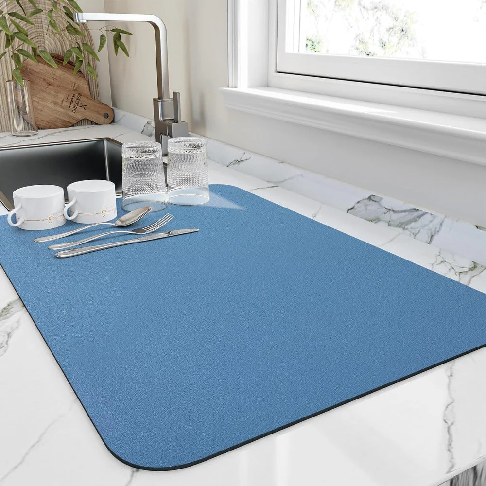 Quick Dry Kitchen Dish Mat | Highly Absorbent - Image 4