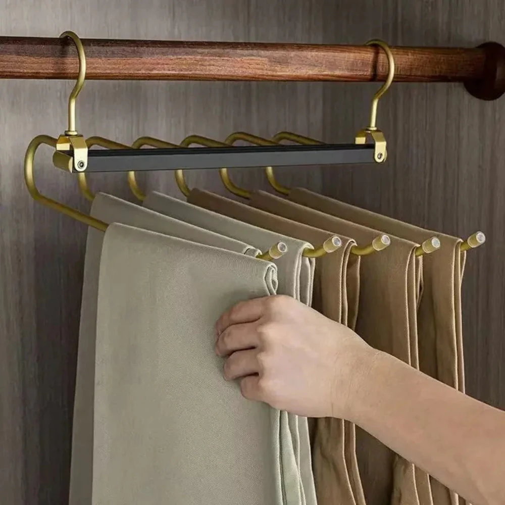 Regal Gold Space-Saving Trouser Hanger - Image 2