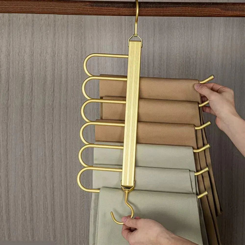 Regal Gold Space-Saving Trouser Hanger - Image 4