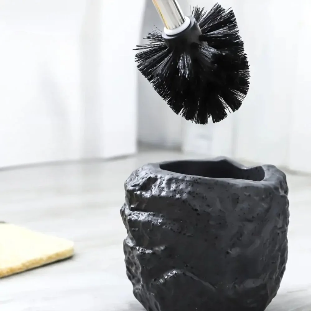 Retro Stone Ceramic Toilet Brush - Image 3