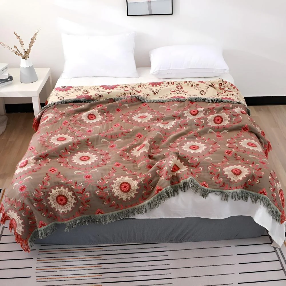 Retro Mandala Reversible Blanket - Image 10