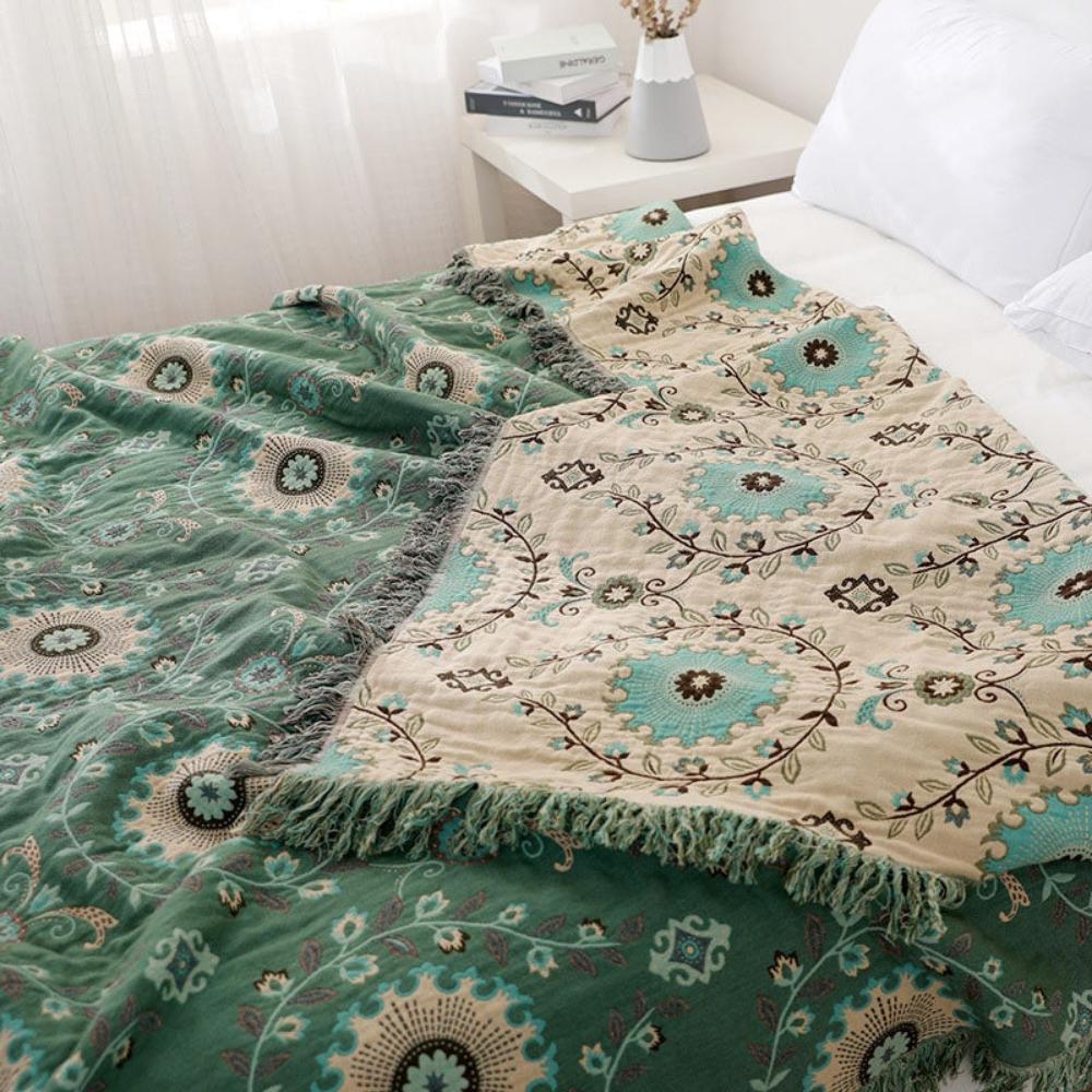 Retro Mandala Reversible Blanket - Image 4