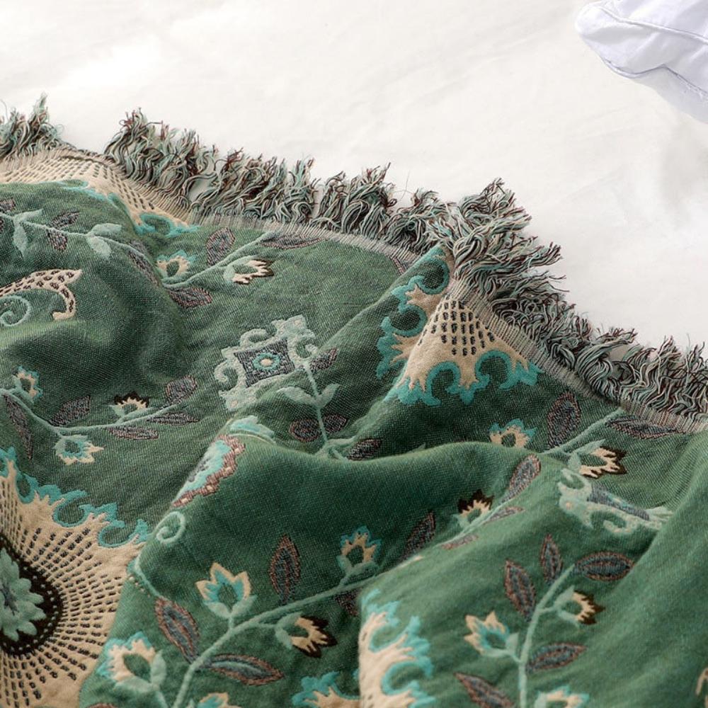 Retro Mandala Reversible Blanket - Image 7