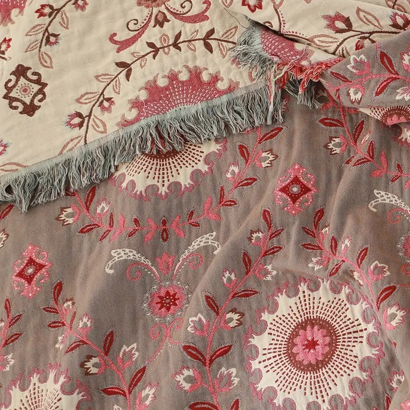 Retro Mandala Reversible Blanket - Image 9