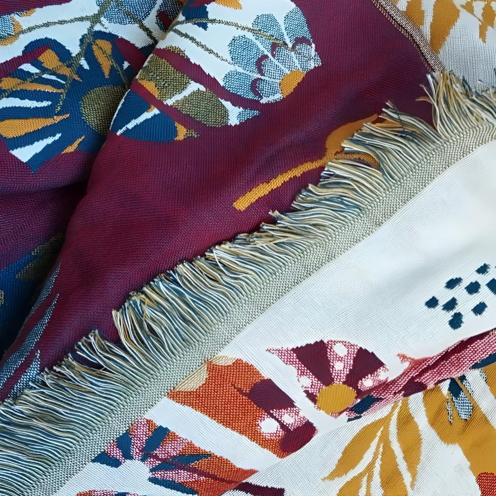 Reversible Garden Bloom Bath Towel - Image 11
