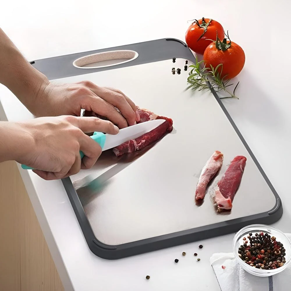 Reversible Stainless Steel Cutting Board - Image 7