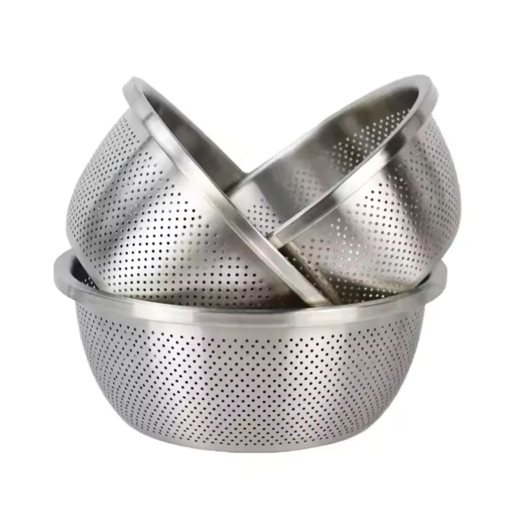 Rinse Mix Stainless Colander Duo Set - Image 5