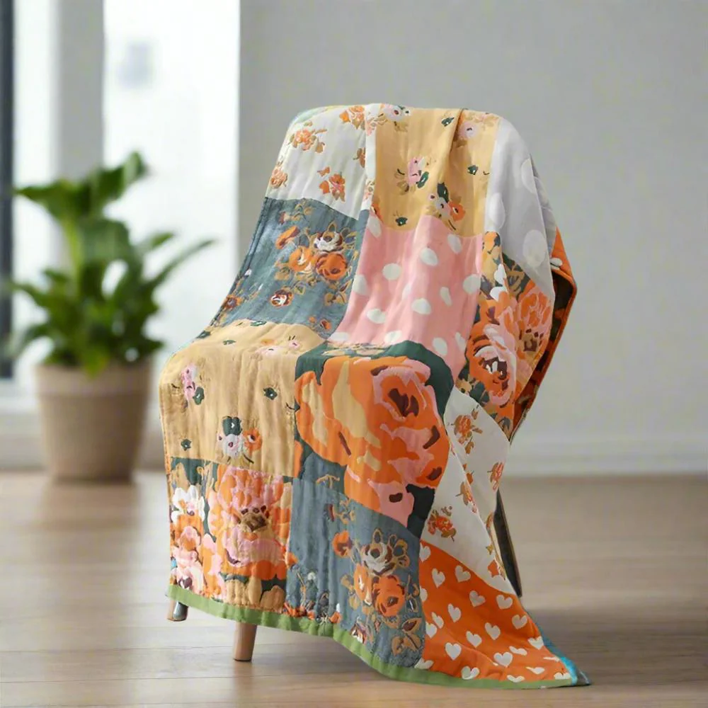 Rose Printed Bath Summer Towel - Image 2